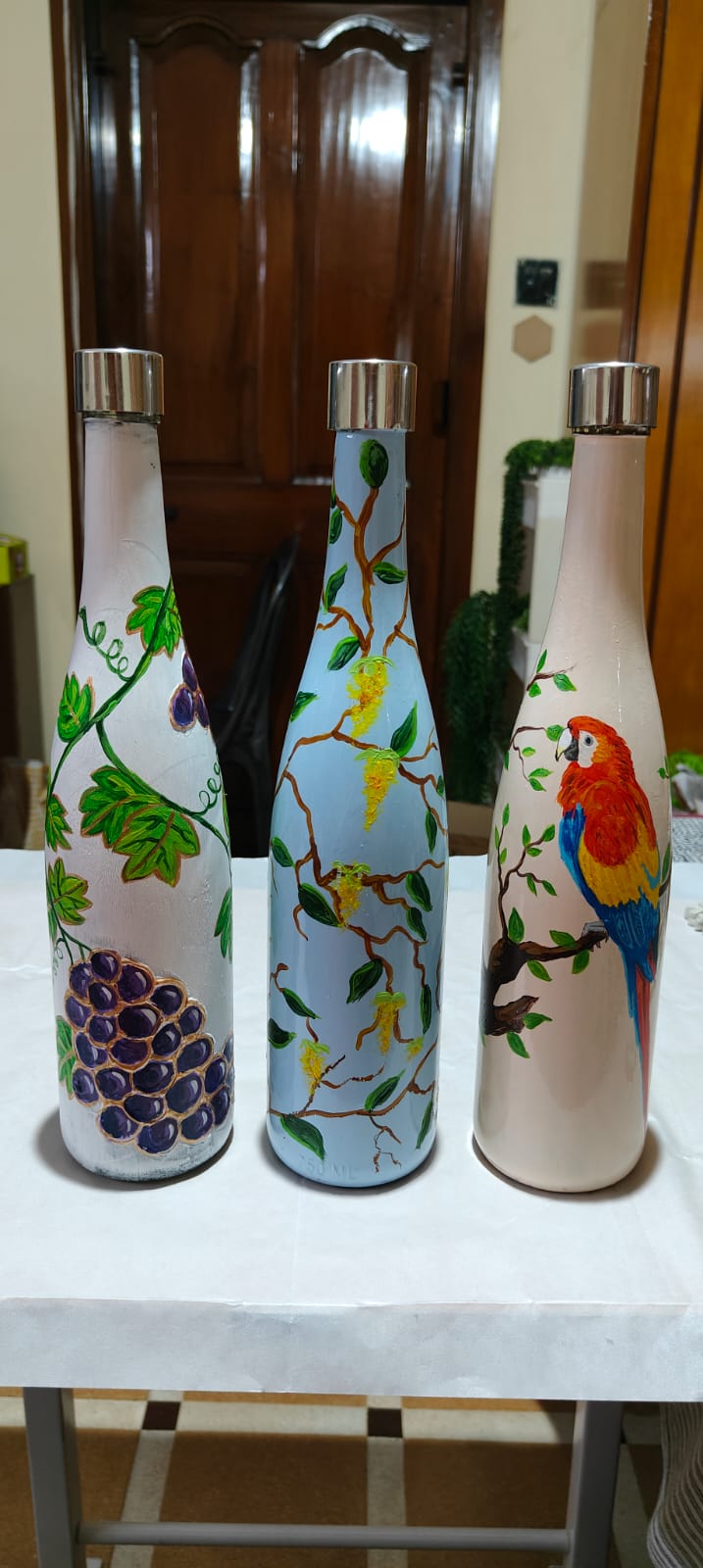 Acrylic On Glass Bottle